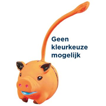 TRIXIE LATEX SPEELBAL DIER MET GELUID ASSORTI 6X6X6 CM 17 ST