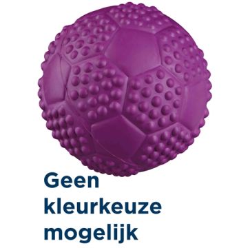 TRIXIE NATUURRUBBER SPORTBAL DIVERSE  ASSORTI 5,5X5,5X5,5 CM 4 ST