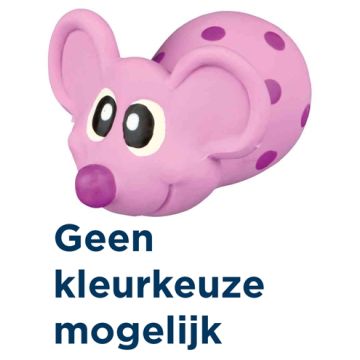 TRIXIE LATEX MUIS MET GELUID ASSORTI 8 CM 4 ST