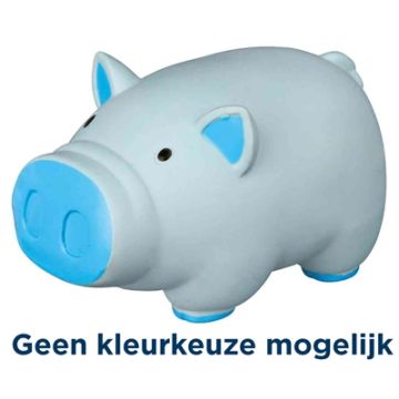 TRIXIE LATEX VARKEN MET DIERENGELUID ASSORTI 11 CM 3 ST