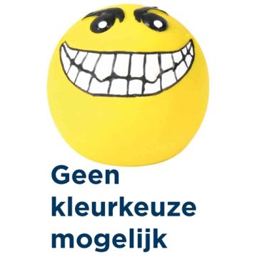 TRIXIE LATEX / POLYESTERVLIES SMILEY MET GELUID ASSORTI 6X6X6 CM 4 ST