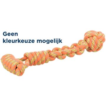 TRIXIE KNOOPBAL AAN TOUW ASSORTI 38X8X8 CM 3 ST