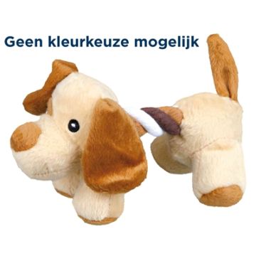 TRIXIE SPEELFIGUUR MET TOUW, PLUCHE 17 CM, ASSORTI 17 CM 3 ST