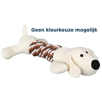 TRIXIE PLUCHE DIER MET TOUWE EN GELUID ASSORTI 32 CM 3 ST