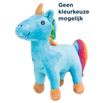 TRIXIE PLUCHE EENHOORN MET GELUID  ASSORTI 25 CM 3 ST