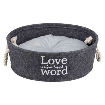 TRIXIE MAND LIAN ROND ANTRACIET 37X37X14 CM