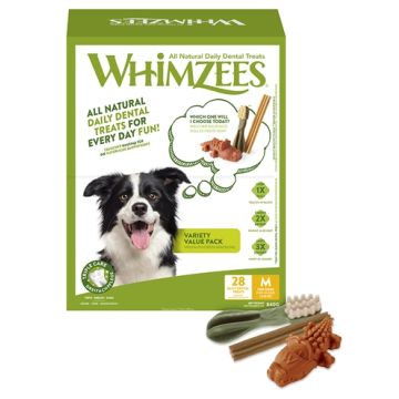 WHIMZEES VARIETY BOX MEDIUM 28 ST