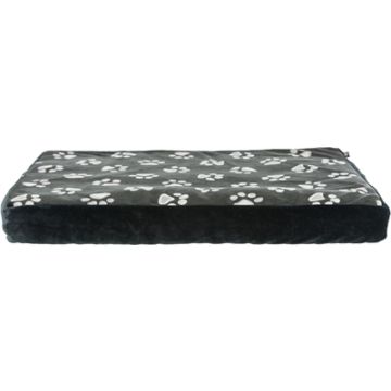 TRIXIE HONDENKUSSEN JIMMY ZWART MET POOTPRINT 80X55 CM