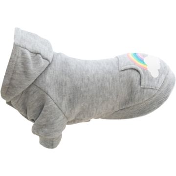 TRIXIE HONDENTRUI HOODIE RAINBOW FALLS GRIJS 30 CM
