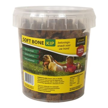 UTOPIA DIERTOTAAL SOFT BONES KIP 450 GR