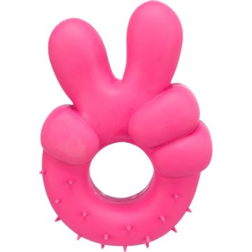 TRIXIE PEACE HANDTEKEN LATEX ASSORTI 14 CM