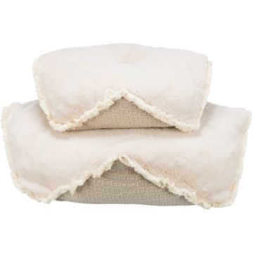 TRIXIE HONDENKUSSEN BOHO HOEKIG BEIGE 70X70 CM