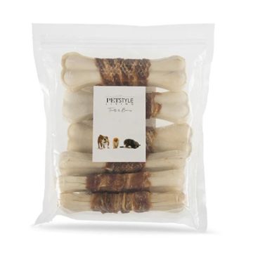 PETSTYLE LIVING GEPERST BOT WIT MET EEND 16 CM 6 ST