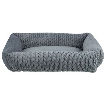 TRIXIE HONDENMAND LIVIA HOEKIG GRIJS 65X50 CM