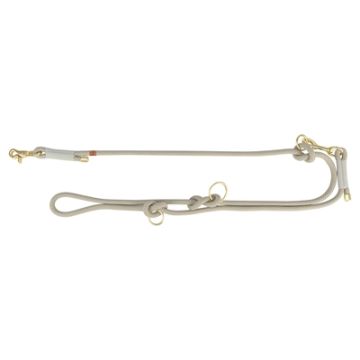 TRIXIE HONDENRIEM SOFT ROPE VERSTELBAAR GRIJS / LICHTGRIJS 200X1,3 CM