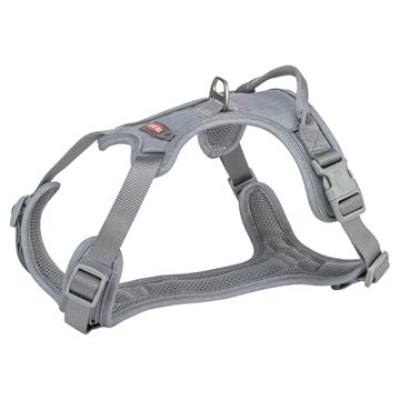 TRIXIE HONDENTUIG PREMIUM ACTIVE GRAFIET GRIJS 74-100X2,5 CM