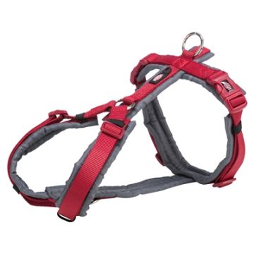 TRIXIE HONDENTUIG PREMIUM TREKKING ROOD / GRAFIET GRIJS 32-38X1,3 CM
