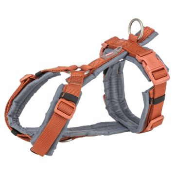 TRIXIE HONDENTUIG PREMIUM TREKKING ROEST BRUIN / GRAFIET GRIJS 80-97X2,5 CM