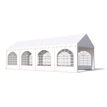 Professionele Partytent PVC 4x8x2,3 mtr in Wit