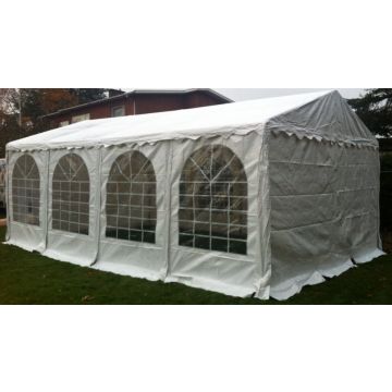 Premium Partytent PVC 5x8x2 mtr in Wit 
