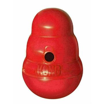 KONG SNACK DISPENSER WOBBLER ROOD LARGE 19X13X13 CM