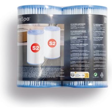 Intex 29012 PureSpa TWIN PACK Filter Cartridge Type S2