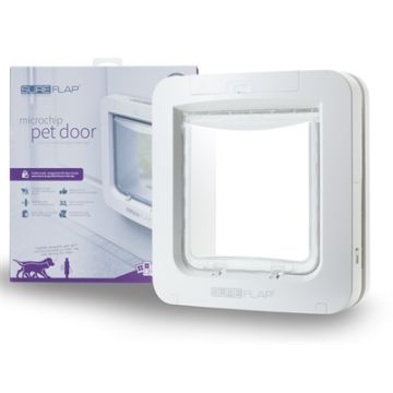 SUREFLAP KATTENLUIK MICROCHIP WIT LARGE