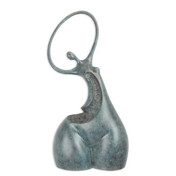 A MODERNIST BRONZE SCULPTURE OF A FEMALE TORSO