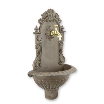 EEN ALUMINIUM WANDFONTEIN