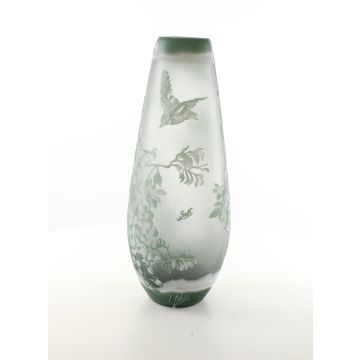 A CAMEO GLASS VASE 'WREN'