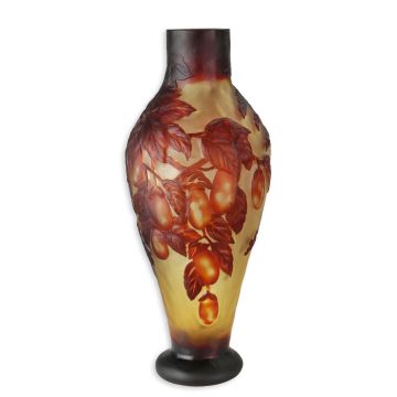 A CAMEO GLASS VASE 'GRAPES'