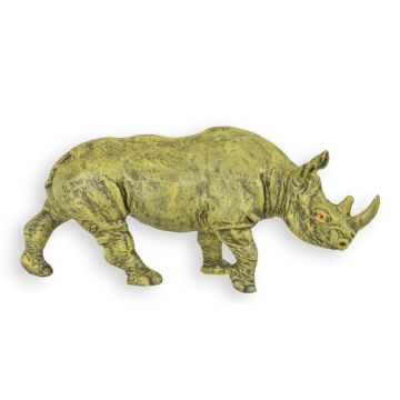 A VIENNA STYLE BRONZE SCULPTURE OF A RHINOCEROS