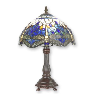 A TIFFANY STYLE TABLE LAMP