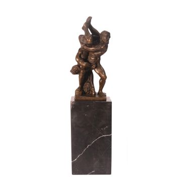 BRONZEN BEELD VAN HERCULES EN DIOMEDES