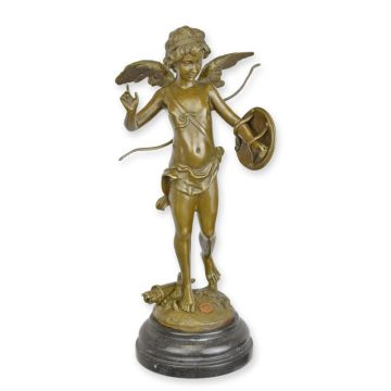 A BRONZE SCULPTURE CALLED ALERTE