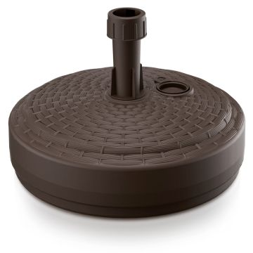 Parasolvoet Bruin Polyrattan Optiek Ø39cm