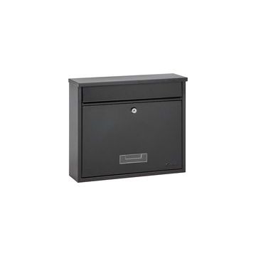 Brievenbus Oxford in gelakt staal zwart 