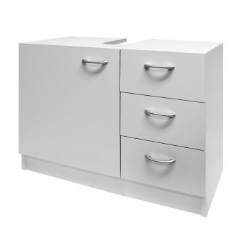 Wastafelmeubel Neapel Wit 63x54x30cm