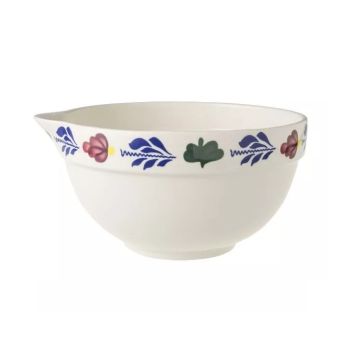 Boerenbont Beslagkom met schenktuit 2 Liter