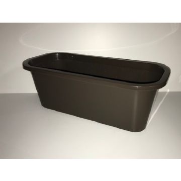 Bloembak Bruin lengte 40cm (set van 2)