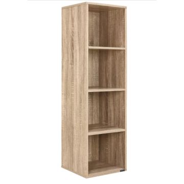 Boekenkast Skylar MDF-Eiken 106x30x30cm