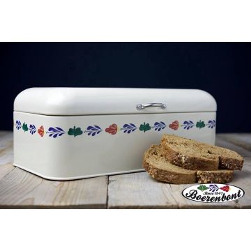 Boerenbont Broodtrommel met scharnierdeksel met kleine schade