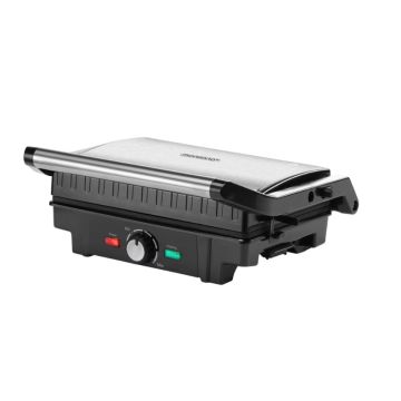 Contactgrill Zwart Zilver Vermogen 750 Watt