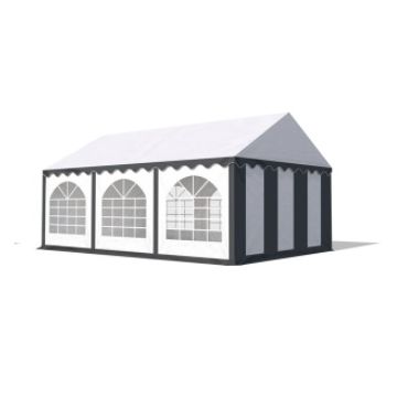 Classic Plus Partytent PVC 4x4x2 mtr in Wit-Antraciet