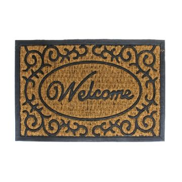 Deurmat Kokos-Rubber Welcome - 40 x 60 cm