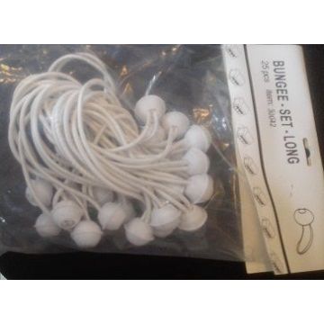 Elastiek met Balletjes lang voor bevestiging PVC zeilen