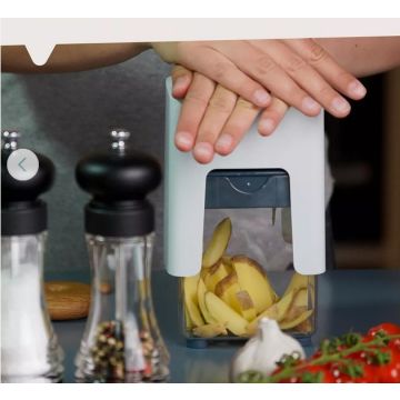 Fackelmann easyprepare Frietsnijder - Kunststof/rvs - 3 delig