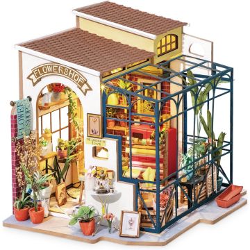 Robotime Emily's Flower Shop DIY Miniatuur Knutselen