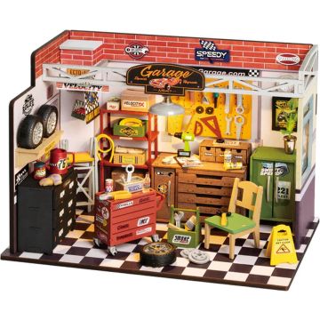 Robotime Garage Workshop DIY Miniatuur Knutselen