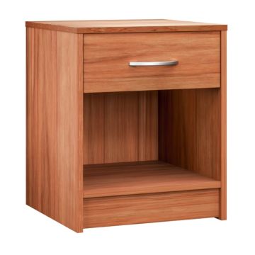 Nachtkastje Hamburg Kersenhout look 50x40x35cm 